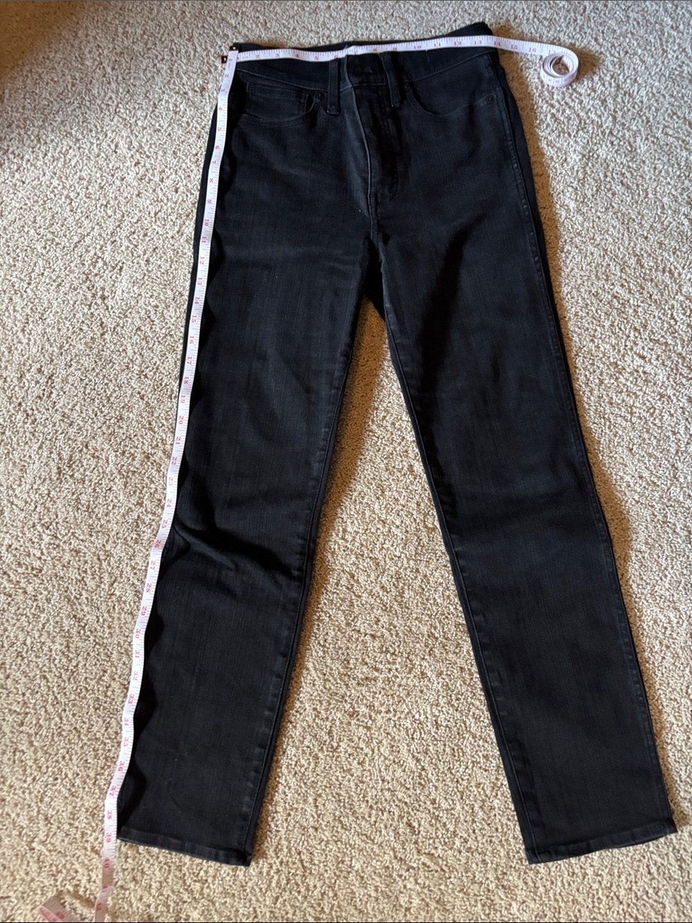 Madewell Stovepipe High-Rise Black Women's Jeans